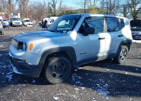 2016 Jeep Renegade Sport из США, поврежденный, VIN ZACCJBAW8GPC74821